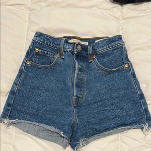 Levi Denim High-Waisted Women's Shorts